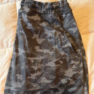 Lululemon camo shorts.  Like new.  Lined. Used for working out or yoga
